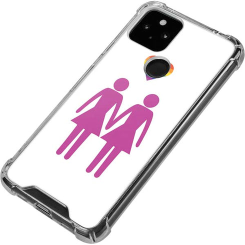 Pink Pride Google Pixel 5 Clear Case